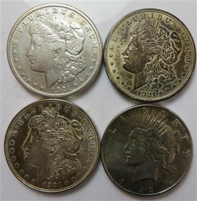 USA (4 Stück AR) - Coins and medals