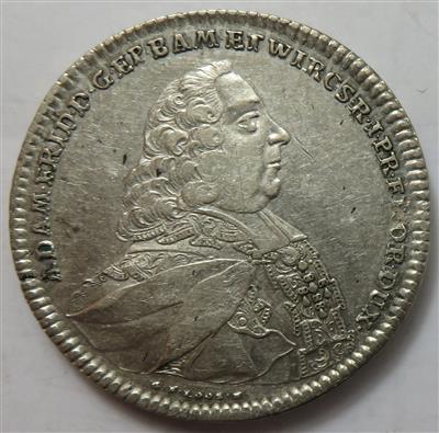 Würzburg, Bm. Adam Friedrich von Seinsheim 1754-1779 - Mince a medaile