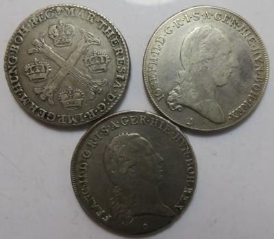 1/2 Kronentaler (3 Stück AR) - Coins and medals