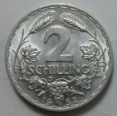 ALU 2 Schilling 1952 - Mince a medaile