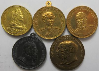 Bayern (5 Stück AE) - Münzen und Medaillen