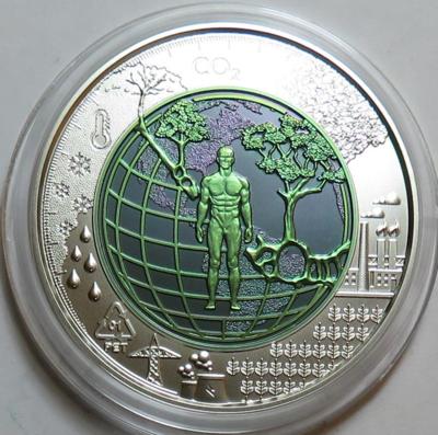 Bimetall Niobmünze Anthropozän - Coins and medals