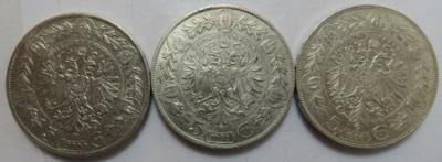 Franz Josef I. (ca. 14 Stück AR) - Coins and medals