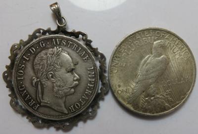 Franz Josef I. / USA (2 Stück AR) - Coins and medals