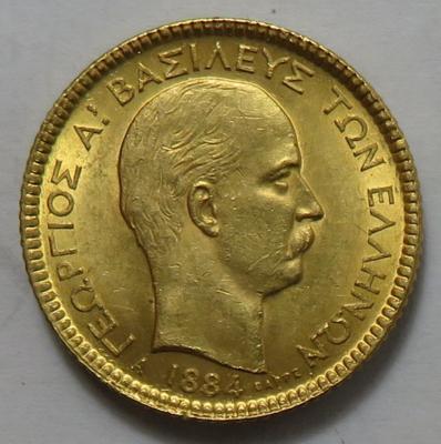 Georg I. 1863-1913 GOLD - Mince a medaile