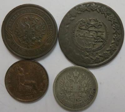 International (ca. 20 Stück, davon 6 AR) - Coins and medals