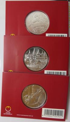 Jubiläumsunzen (3 Stück AR) - Monete e medaglie