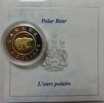 Kanada, Elisabeth II. Bimetall GOLD/SILBER - Monete e medaglie