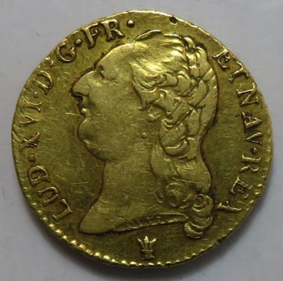 Ludwig XVI. 1774-1793 GOLD - Mince a medaile