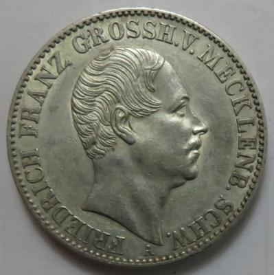 Mecklenburg-Schwerin, Friedrich Franz II. 1842-1883 - Coins and medals