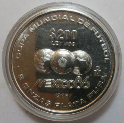 Mexiko- Fußball WM 1986 (11 AR) - Mince a medaile