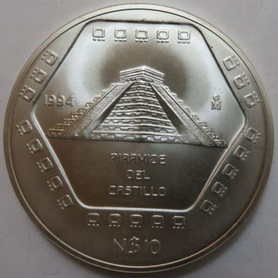 Mexiko- Pyramide von Castillo - Coins and medals