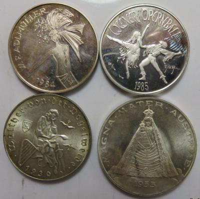 Österreich (11 Stück, davon 9 AR) - Coins and medals