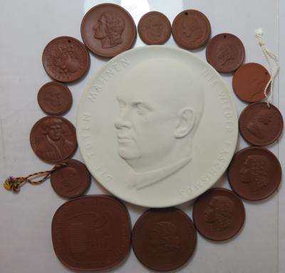 Porzellan-Meissen (20 Stück) - Münzen und Medaillen
