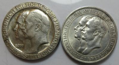 Preussische Universitäten (2 Stück AR) - Monete e medaglie