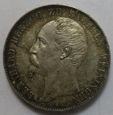 Sachsen- Meiningen, Bernhard 1821-1866 - Monete e medaglie