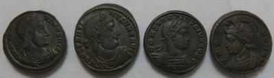 Spätrömer (4 Stück) - Monete e medaglie