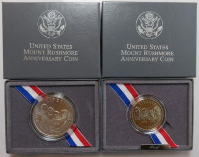 U. S. A. (19 Stück) - Coins and medals