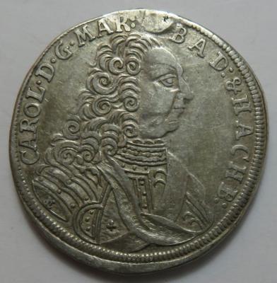 Baden-Durlach, Karl Wilhelm 1709-1738 - Mince a medaile