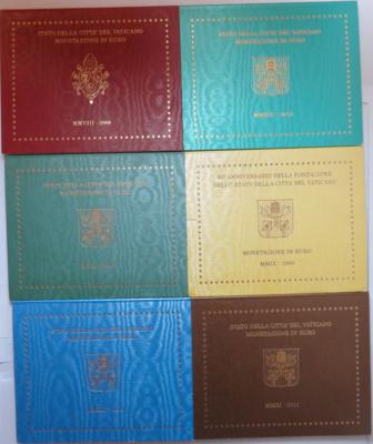 Benedikt XVI. 2005-2013 (6 Stk.) - Monete e medaglie