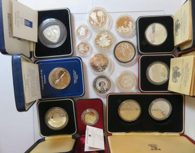 Britisches Commonwealth (17 Stk. überwiegend AR) - Münzen und Medaillen