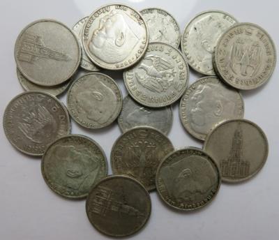 Deutsches Reich (ca. 17 Stk. AR) - Münzen und Medaillen