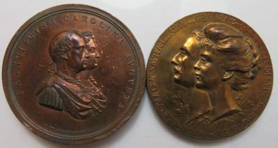Medaillen (2 Stk. AE) - Mince a medaile