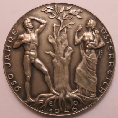 Medailleur Rudolf Schmidt, 950 Jahre Österreich - Monete e medaglie