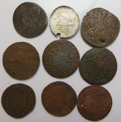 NL/Belgische Rechenpfennige (9 Stk.) - Monete e medaglie