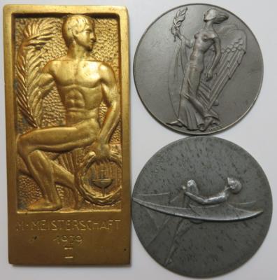 Sportmedaillen/Sportplaketten(ca. 107 Stk.) - Monete e medaglie