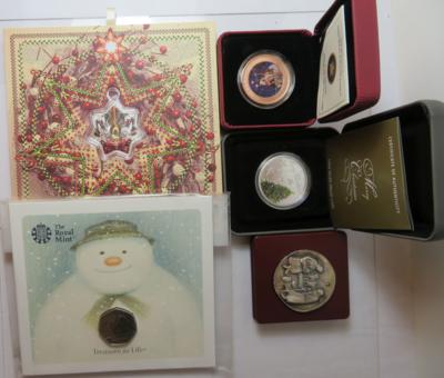 Thema Weihnachten (10 Stk.) - Coins and medals
