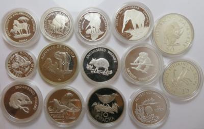 Tiere auf Münzen (14 AR) - Mince a medaile