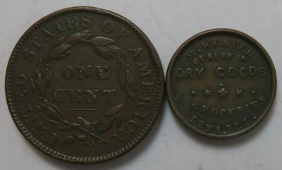 USA (ca. 19 Stk., davon 7 AR) - Monete e medaglie