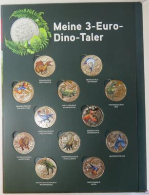 3-Euro-Dino-Taler (12 Stk.) - Mince a medaile