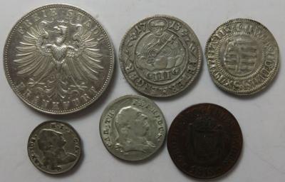 Altdeutschland (ca. 31 Stk., davon 11 AR/BIL) - Coins and medals