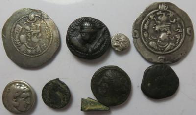 Antike (9 Stk., davon 4 AR) - Monete e medaglie