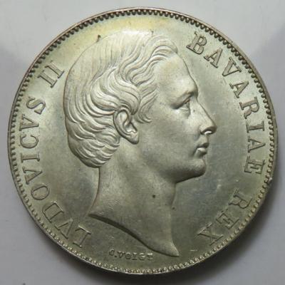 Bayern, Ludwig II. 1864-1886 - Monete e medaglie