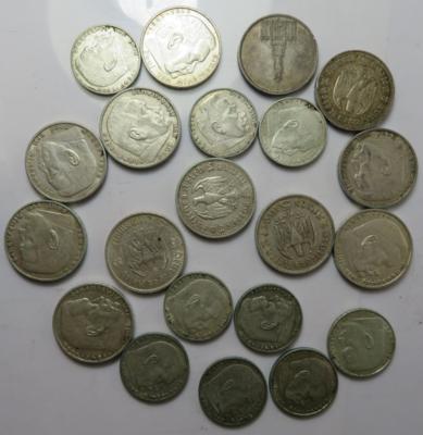 Deutsches Reich (ca. 21 Stk. AR) - Coins and medals