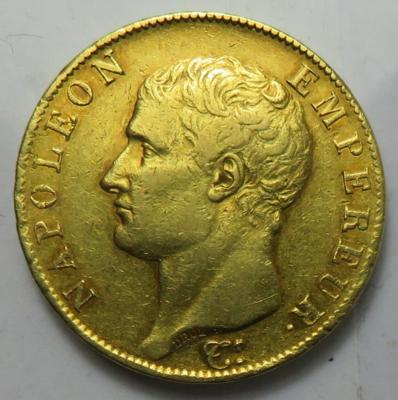 Frankreich, Napoleon I. 1804-1815 GOLD - Coins and medals