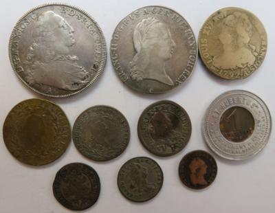 International (10 Stk., davon 6 AR) - Coins and medals