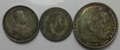 International (ca. 126 Stk., davon ca. 25 AR) - Monete e medaglie