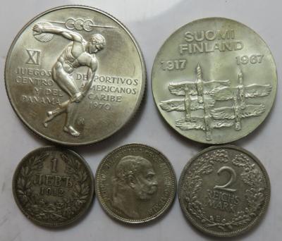 International (ca. 23 Stk. AR) - Coins and medals