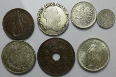 International (ca. 37 Stk., davon ca. 25 AR) - Monete e medaglie