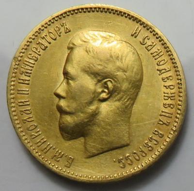 Nikolaus II., 1894-1917 10 Rubel - Monete e medaglie