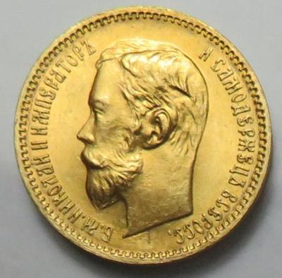 Nikolaus II. 1894-1917 GOLD - Coins and medals