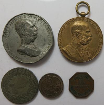 RDR / Österreich (ca. 32 Stk., davon 5 AR) - Coins and medals