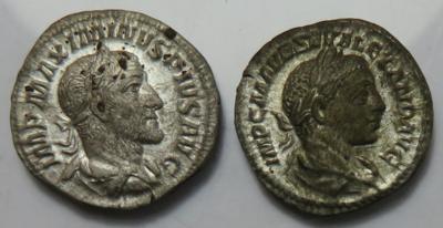 Römische Kaiserzeit (2 Stk. AR) - Monete e medaglie