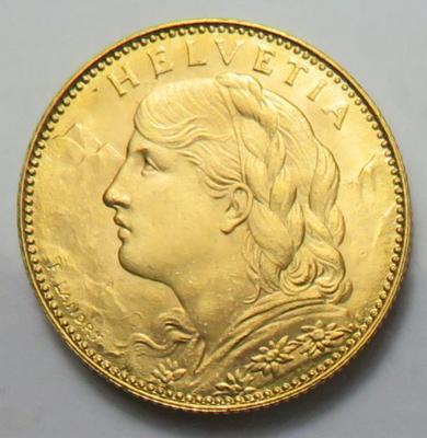 Schweiz GOLD - Coins and medals