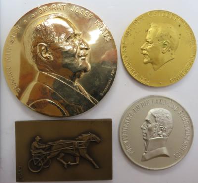 Verdienstmedaillen und Thema Sport (ca. 17 Stk. AE/MET) - Coins and medals