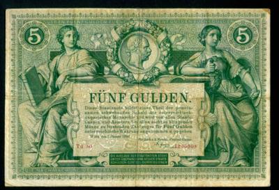 5 Gulden 1881 - Mince a medaile